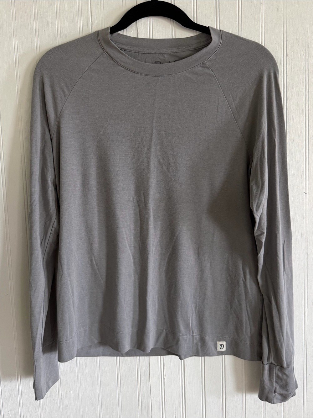 Duck Camp Women's Long-Sleeve Crewneck Tee — Gray